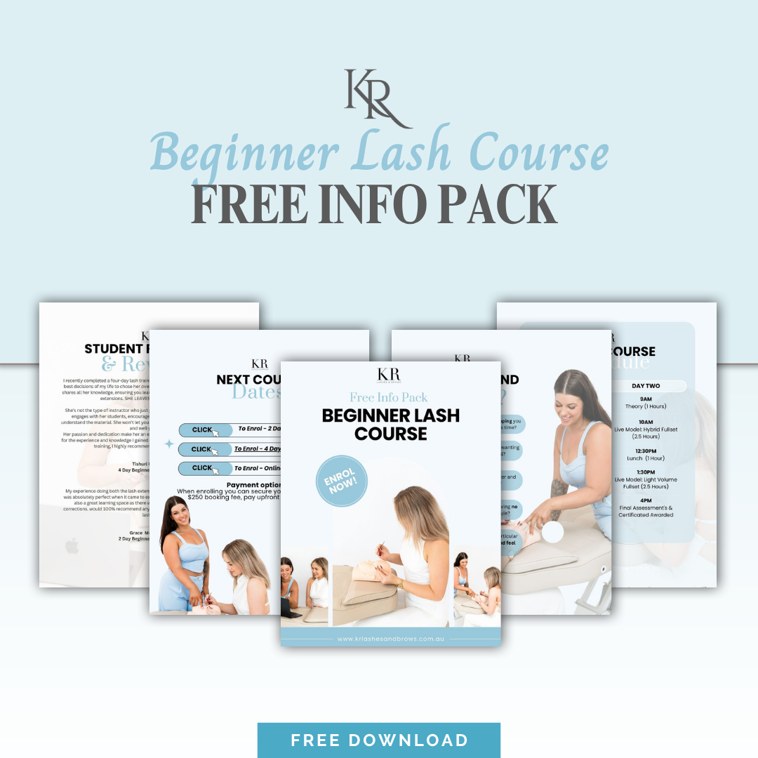 Free Info Pack: Beginner Lash Course