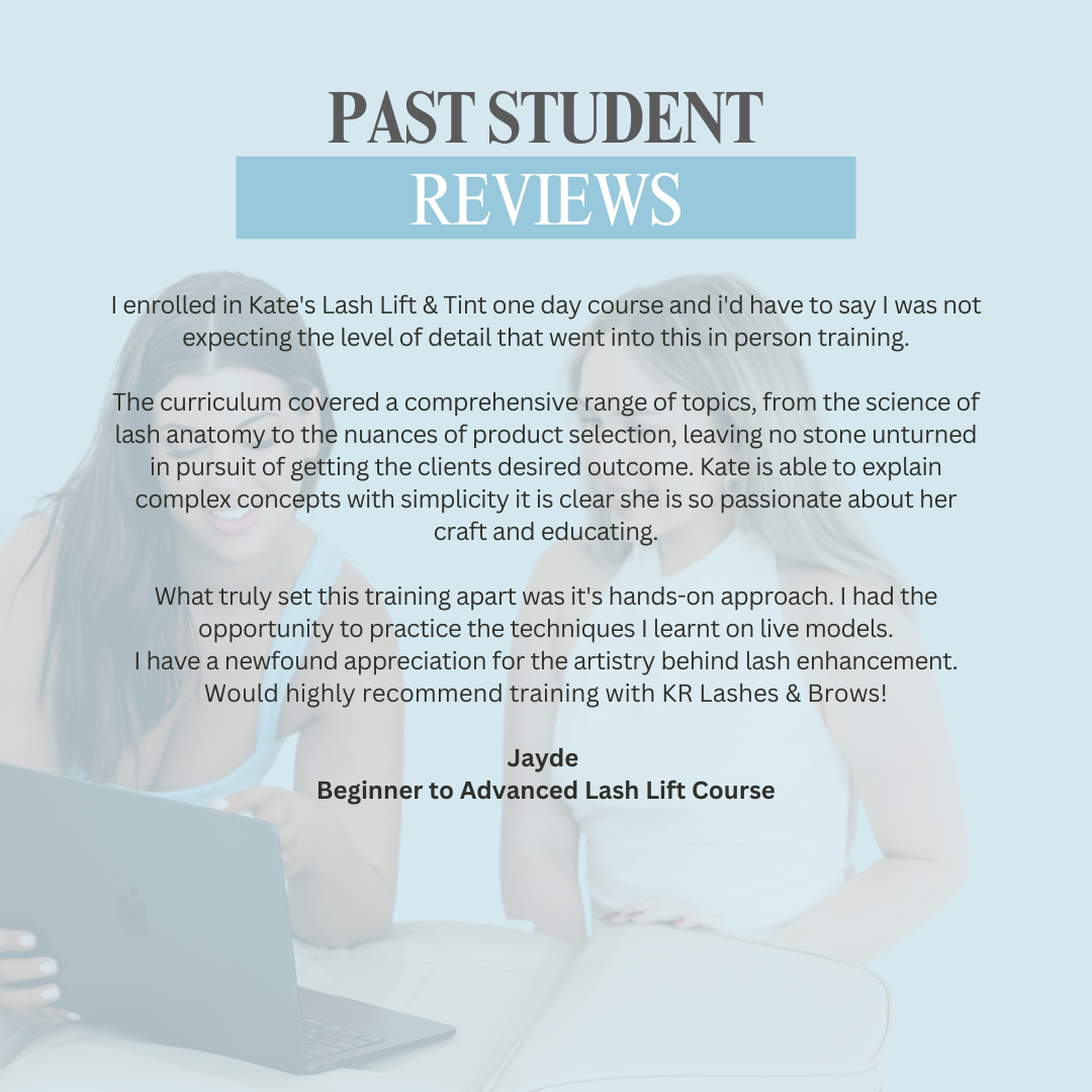 Lash Lift & Dye Course