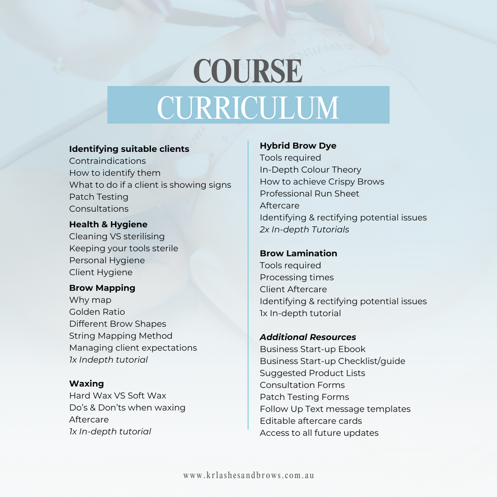 Ultimate Brow Course