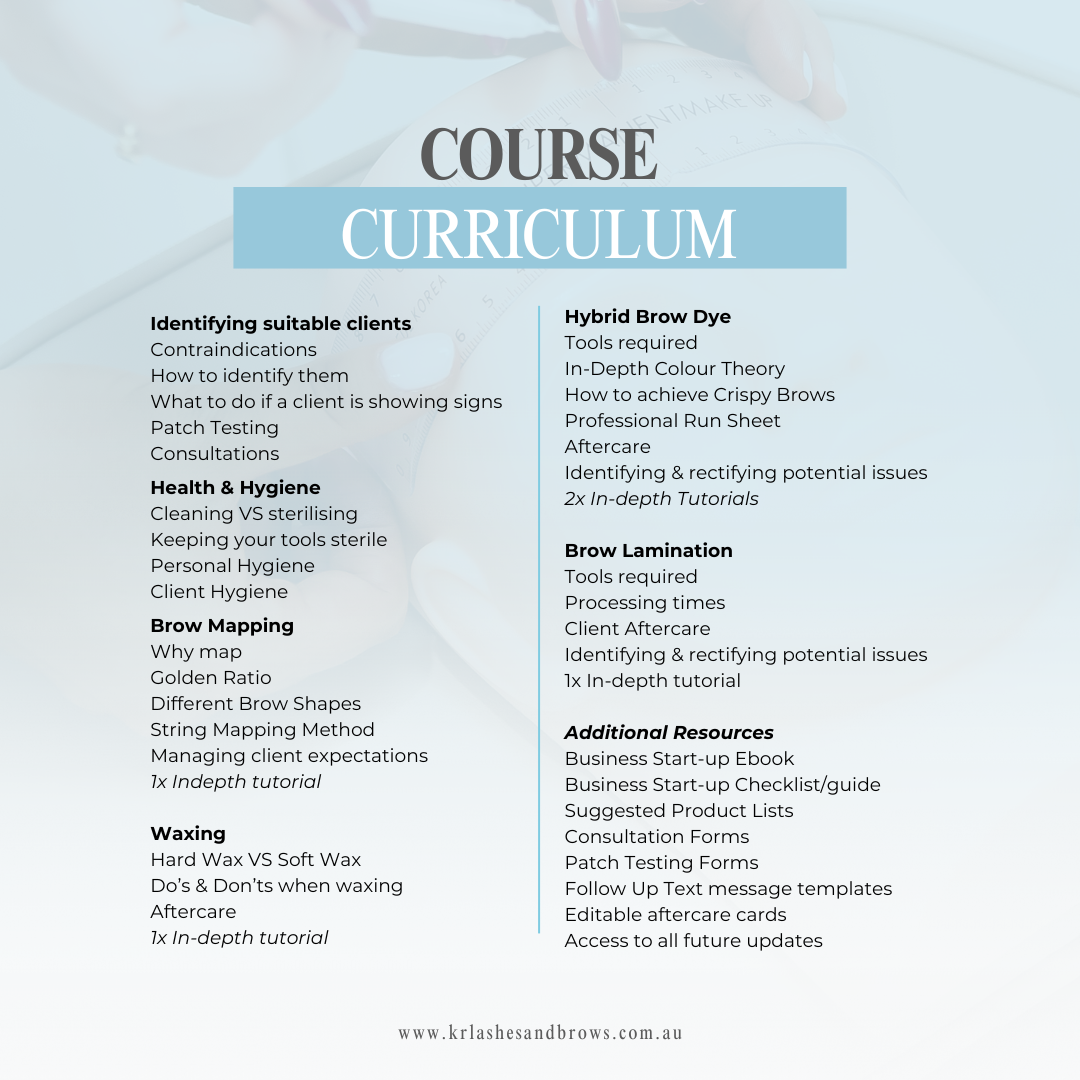 Ultimate Brow Course