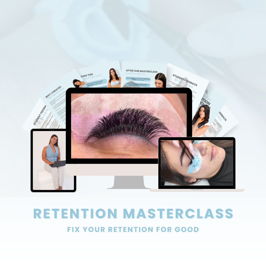 Lash Retention Masterclass (Most Popular Course)