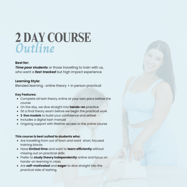 2 DAY IN-PERSON LASH COURSE: Beginner - Image 2