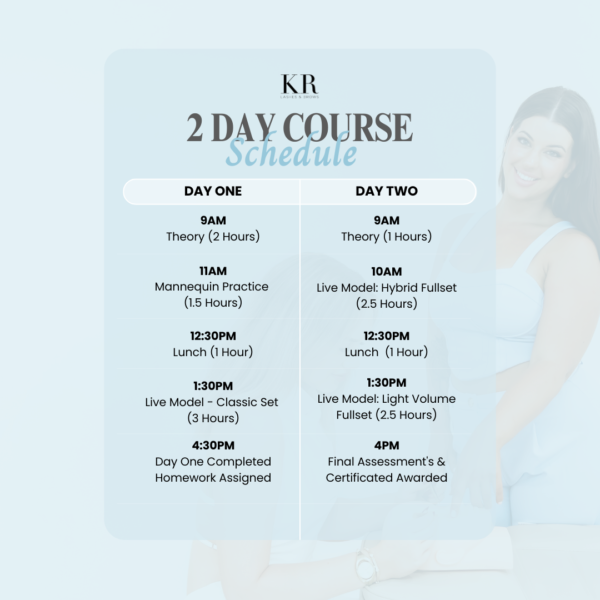 2 DAY IN-PERSON LASH COURSE: Beginner - Image 3
