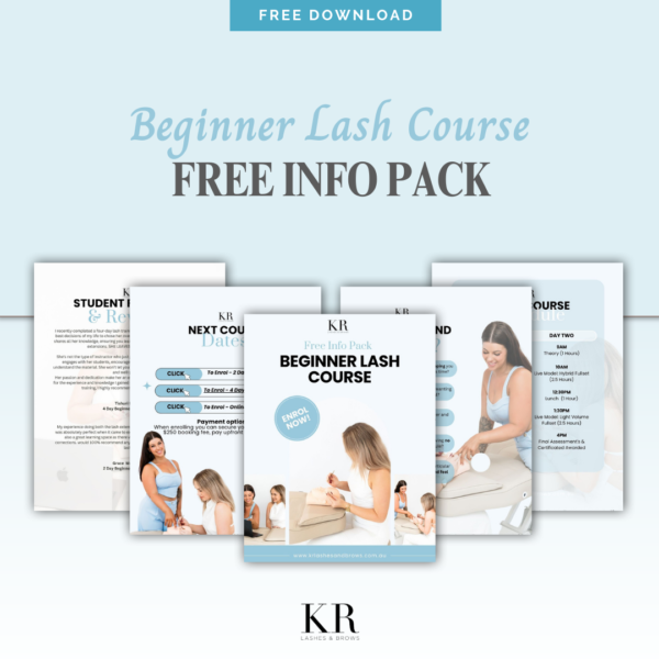 Free Info Pack: Beginner Lash Course