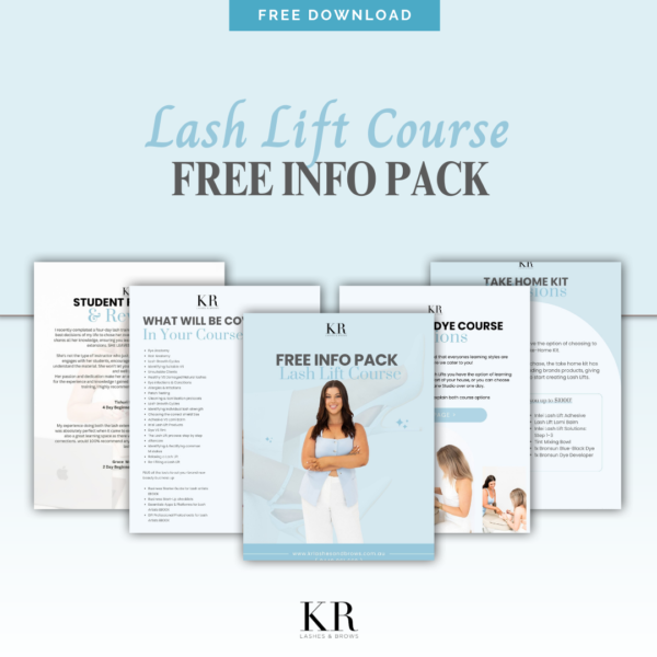 Free Info Pack: Lash Lift & Dye