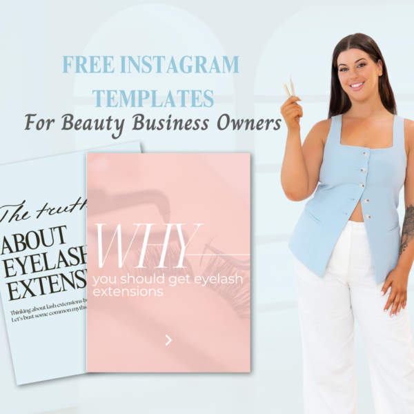 Free Instagram Carousel Templates: For Lash Artists